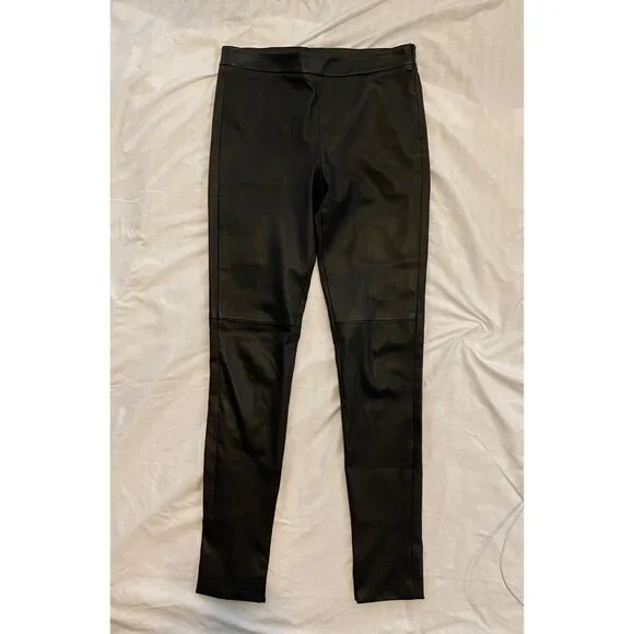 $2990 New Akris 4 Fria Nappa Leather Pants French Lambskin Skinny Slim Trousers